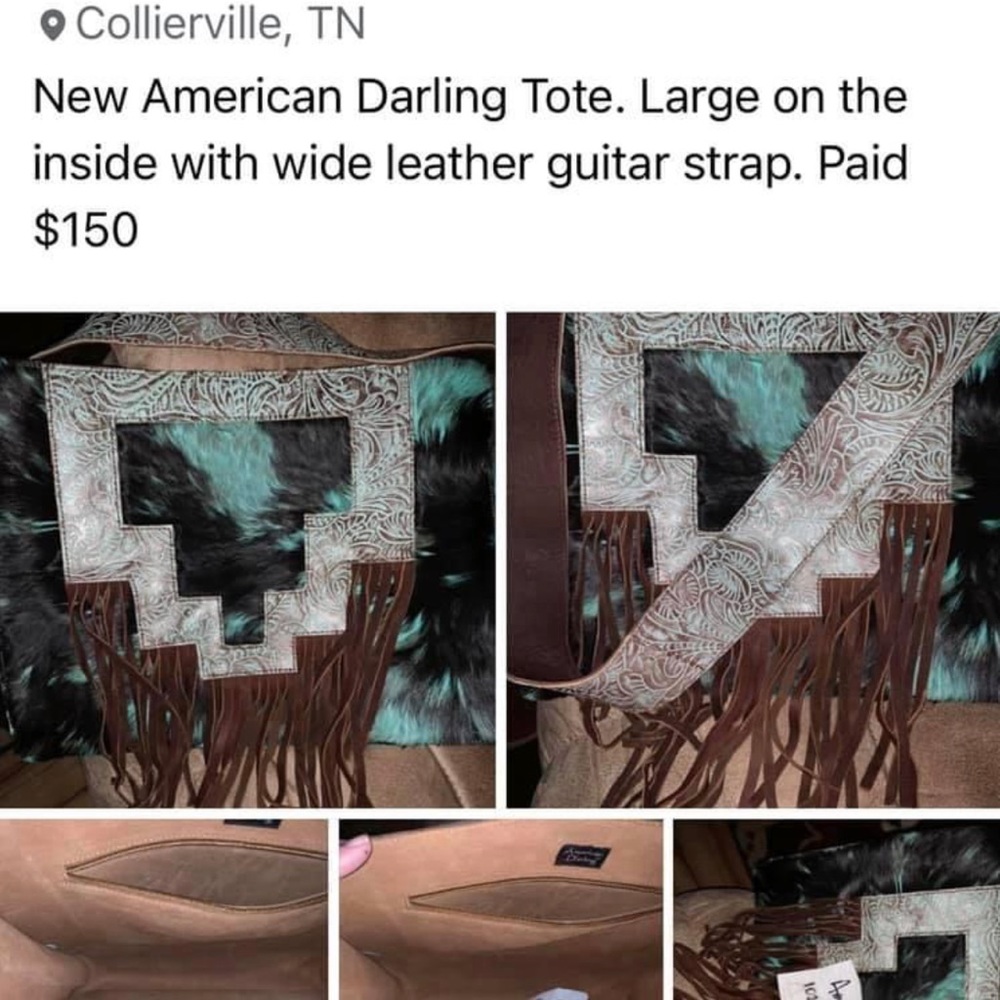 New American Darling Cowhide Tote.